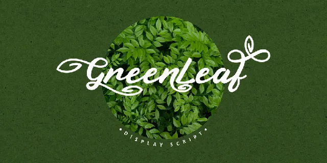 Greenleaf font