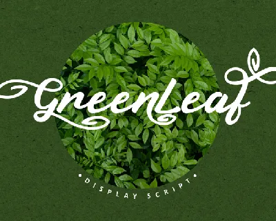 Greenleaf font