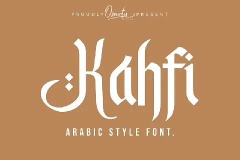 Kahfi font