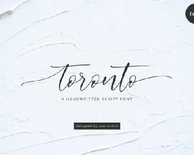 Toronto Modern Signature font