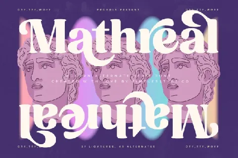 Mathreal Serif font