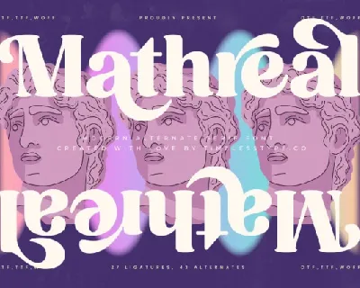 Mathreal Serif font