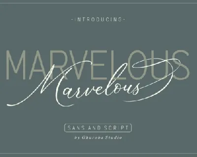 Marvelous Duo font