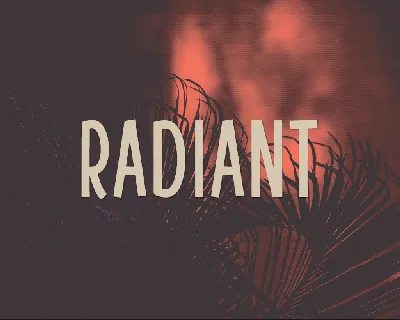 Radiant font