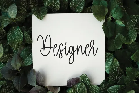 Write Signature font