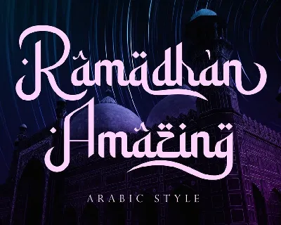 Ramadhan Amazing font