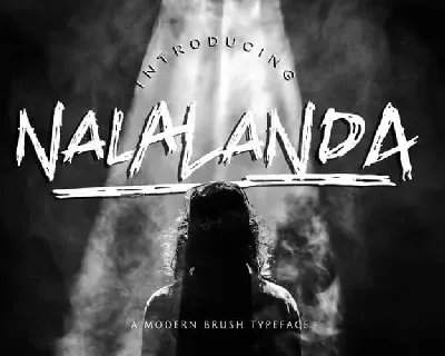 Nalalanda Brush font