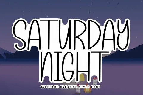 Saturday Night Typeface font