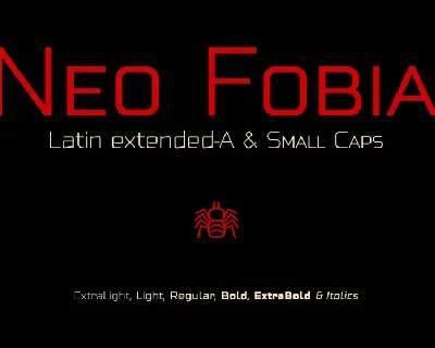 Neo Fobia Typefaces font