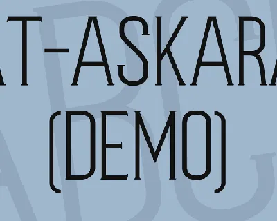AT-Askara (demo) font