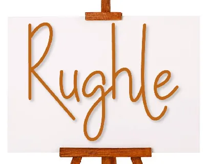 Ruglhe font