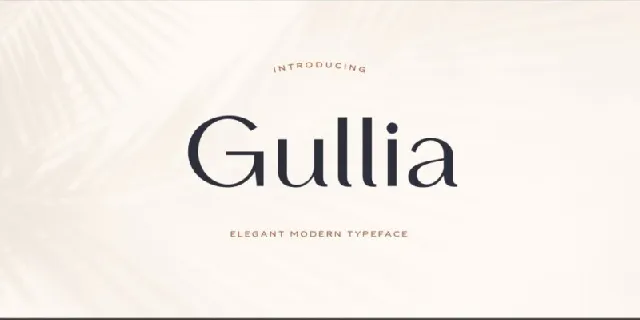 Gullia font