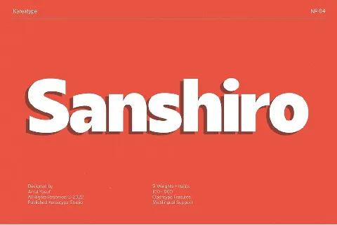 Sanshiro font