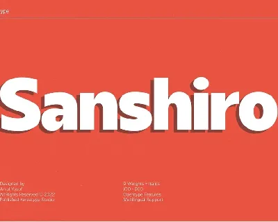 Sanshiro font