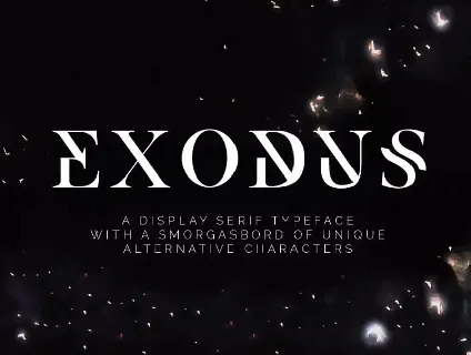 Exodus Free font