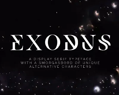 Exodus Free font