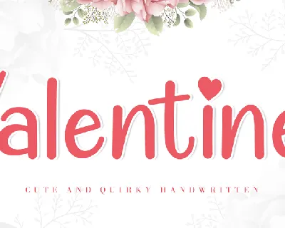 Valentine Cute font