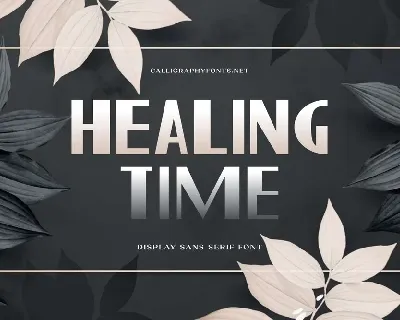 Healing Time font