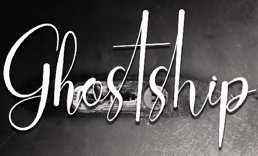 Ghostship font