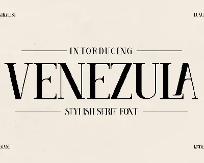 VENEZULA font
