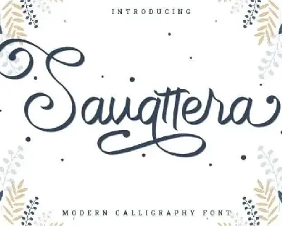 Savattera Handwritten font