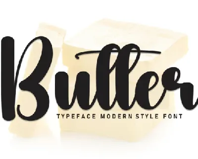 Butter Script font