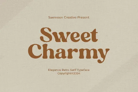Sweet Charmy font