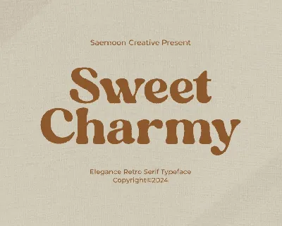 Sweet Charmy font