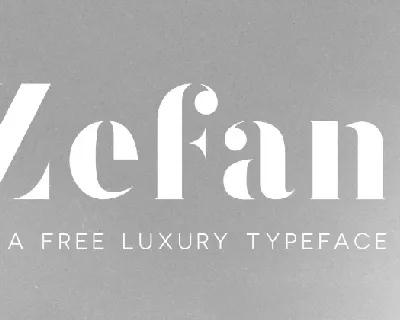 Zefani Free font