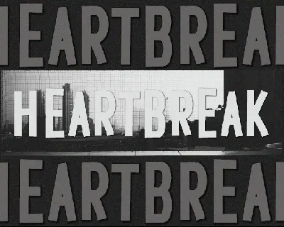 Heartbreak font