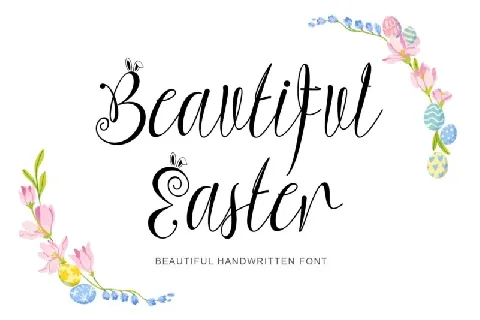 Beautiful Easter font