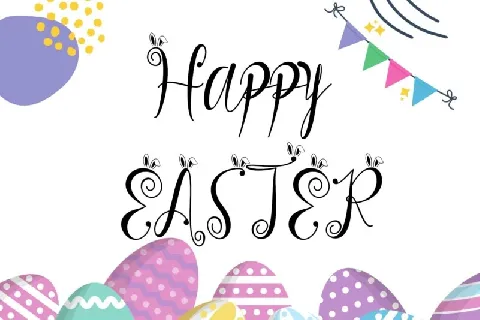 Beautiful Easter font