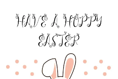 Beautiful Easter font