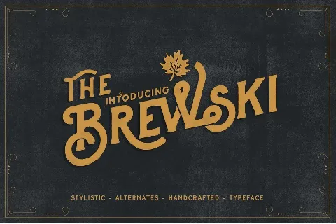 Brewski font