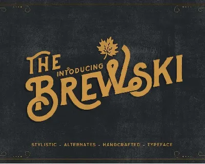 Brewski font