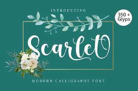 Scarlet font