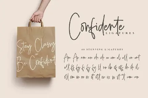 Confidente font