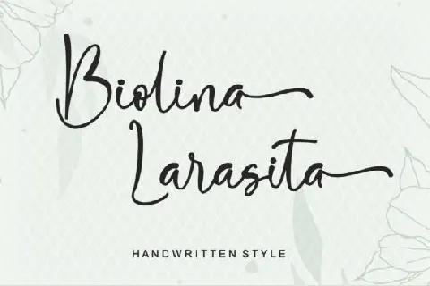 Biolina Larasita font