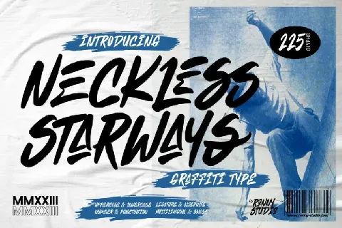 Neckless Starways font