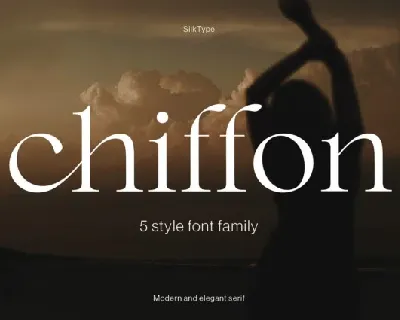 Chiffon font