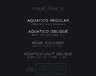 Aquatico Free font