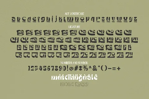 Mollie Rocky DEMO font