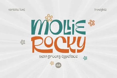 Mollie Rocky DEMO font