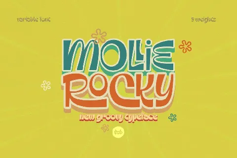 Mollie Rocky DEMO font