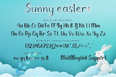 Sunny Easter font