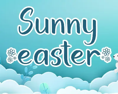 Sunny Easter font