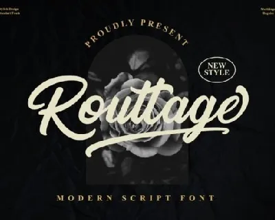 Routtage font