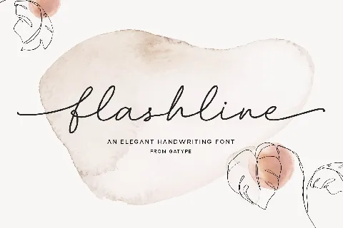 Flashline font