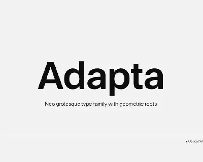 Adapta font