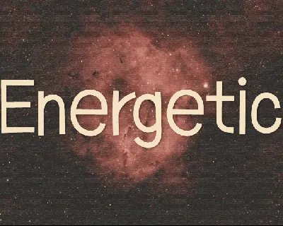 Energetic font